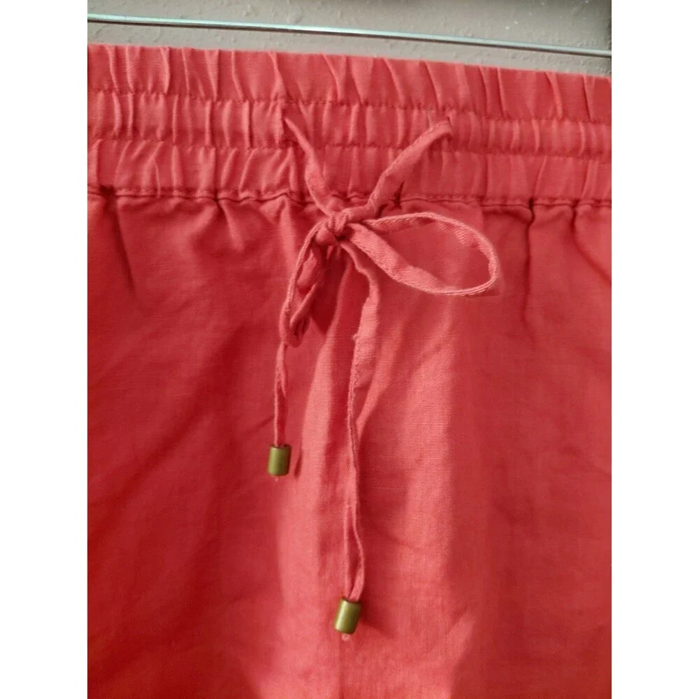 St. Tropez West 100% Linen Knee Length Skirt Size XL - Picture 3 of 9